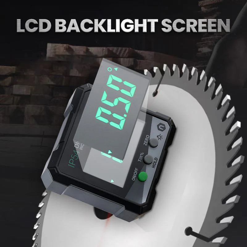 Precision Level | Laser Level Tool with Magnetic Base & LCD Display | Accurate Angle Readings for Hassle-Free Setups