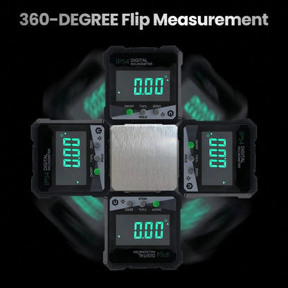 Precision Level | Laser Level Tool with Magnetic Base & LCD Display | Accurate Angle Readings for Hassle-Free Setups