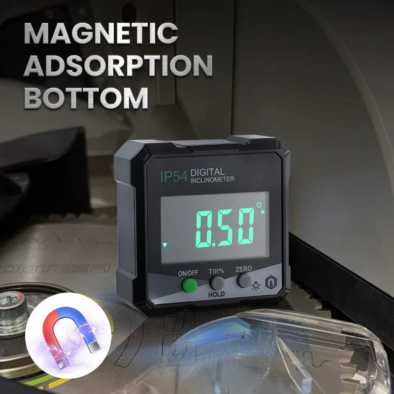 Precision Level | Laser Level Tool with Magnetic Base & LCD Display | Accurate Angle Readings for Hassle-Free Setups