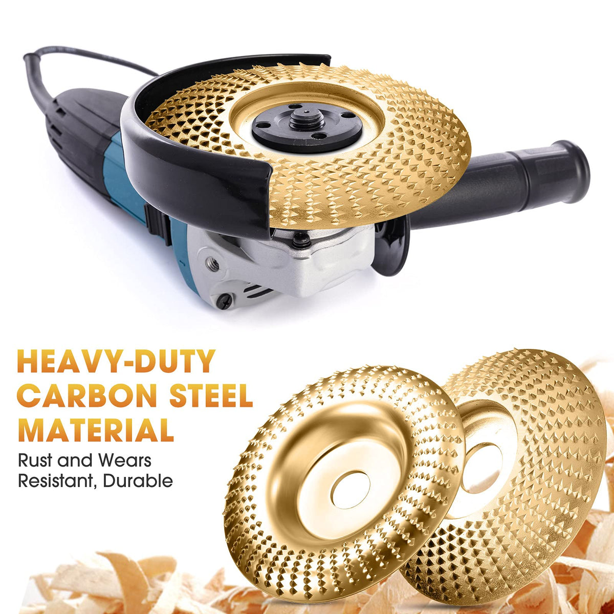 Precision Tools | Tungsten Carbide Grinding Wheel Disc with High Durability | Versatile Wood Trimming Solution