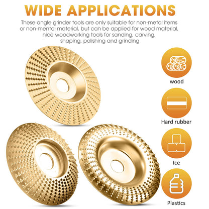 Precision Tools | Tungsten Carbide Grinding Wheel Disc with High Durability | Versatile Wood Trimming Solution