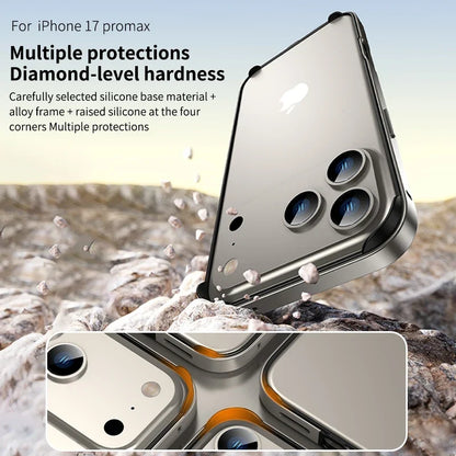 Aluminum iPhone Bumper Case – Raised Corner Guard, Wireless Charging Compatible, Precision Button Cutouts for 17/16/15 Series