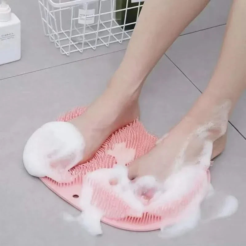 SCRUBLIVA – Exfoliating Foot Brush & Back Scrubber for Deep Cleansing