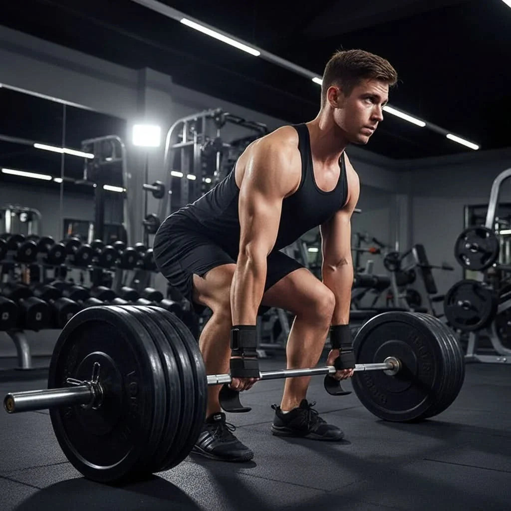 GYMVAULT – Non-Slip Hook Straps for Strength & Fitness Workouts