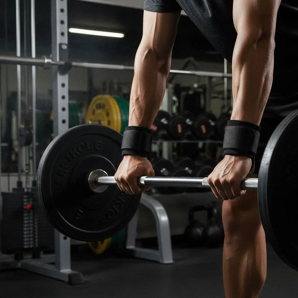 GYMVAULT – Non-Slip Hook Straps for Strength & Fitness Workouts