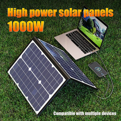 ProCharge | Foldable Solar Panel with MPPT & USB-C Charging | High Efficiency for Outdoor Power
