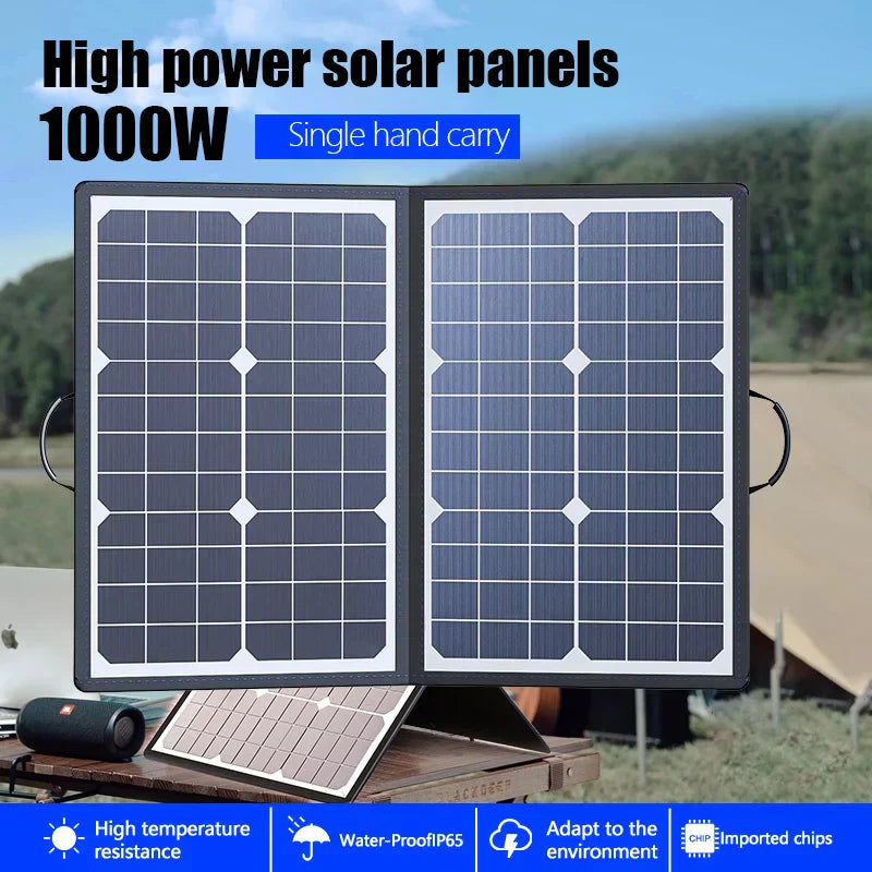 ProCharge | Foldable Solar Panel with MPPT & USB-C Charging | High Efficiency for Outdoor Power