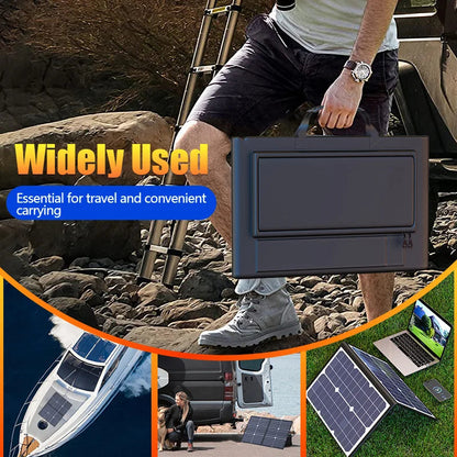 ProCharge | Foldable Solar Panel with MPPT & USB-C Charging | High Efficiency for Outdoor Power