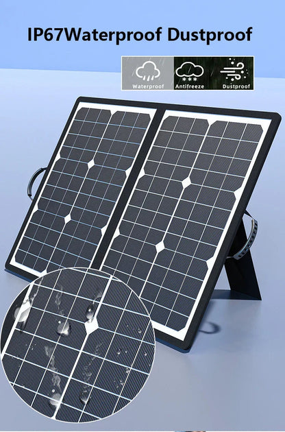 ProCharge | Foldable Solar Panel with MPPT & USB-C Charging | High Efficiency for Outdoor Power
