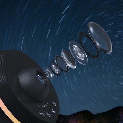 Galaxy Starlight Projector with Remote Control for Bedroom & Living Room | Rotating Nebula Night Sky LED Lamp with Timer & Color Modes