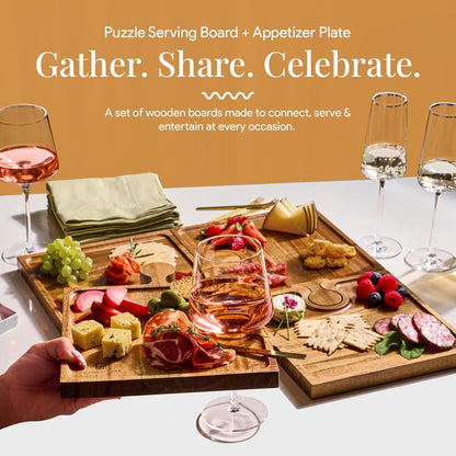 Puzzle Platter™ – Charcuterie Board Set