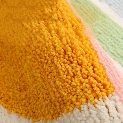 Rainbow Sunset Bath Mat - Microfiber, Non-Slip, Absorbent