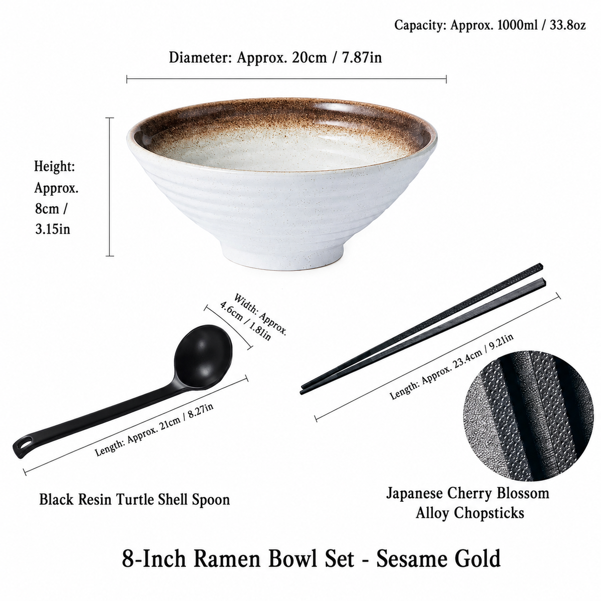 Japanese Creative Tableware Set - Elegant Bamboo Hat | Ceramic Bowl Set with Unique Design - Perfect for Ramen, Rice & Soup