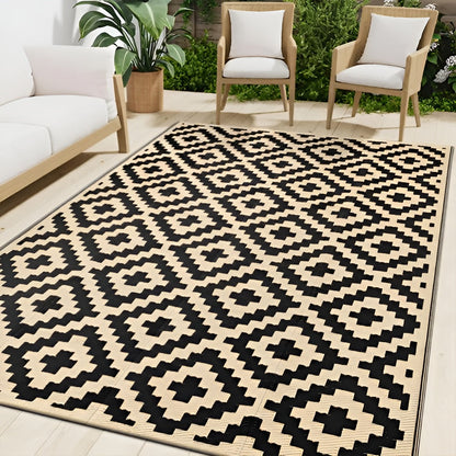 Ravello Outdoor Mat - Reversible Polypropylene, Non-Slip UV Resistant
