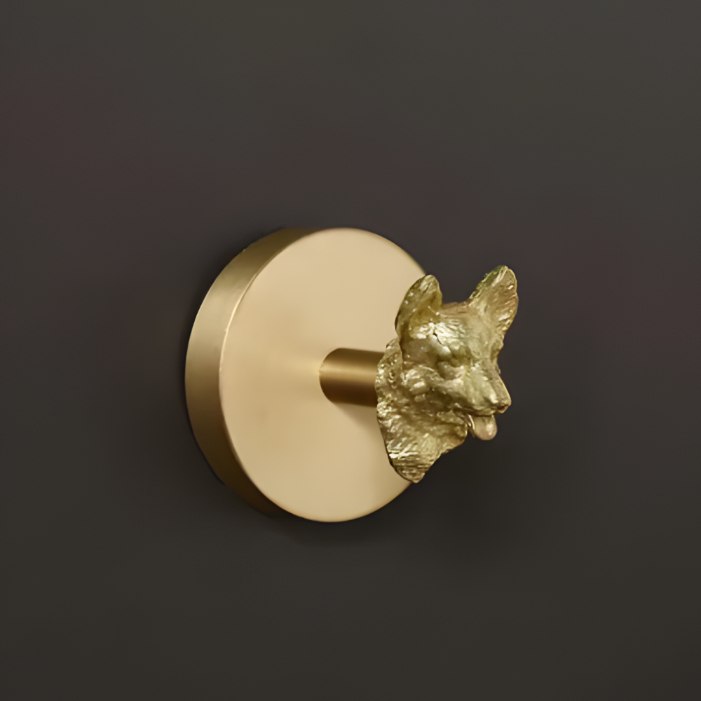 Raven Coat Hook - Decorative Copper, Animal Design Wall Hook