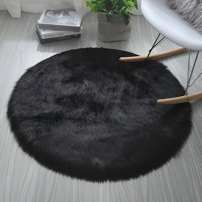 Raven Plush Area Rug - High-Density Velvet, Non-Slip