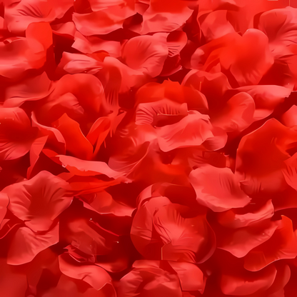 Silk Rose Petals for Weddings & Romance – Reusable Fabric Scatter Petals for Aisle, Table & Bed Décor