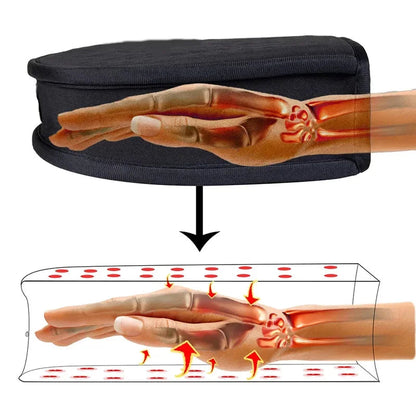 Gant de luminothérapie rouge pour le soulagement des douleurs à la main avec conception enveloppante à 360° | Traitement confortable pour l'arthrite et la raideur