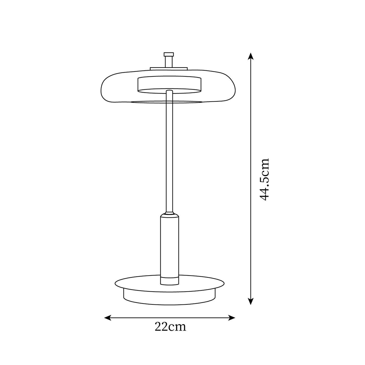 Amber Glass Bedside Lamp with Brass Base 8.6 in Diameter Warm Glow 7W LED Lighting Nightstand Accent for Bedroom Office Contemporary Decorat