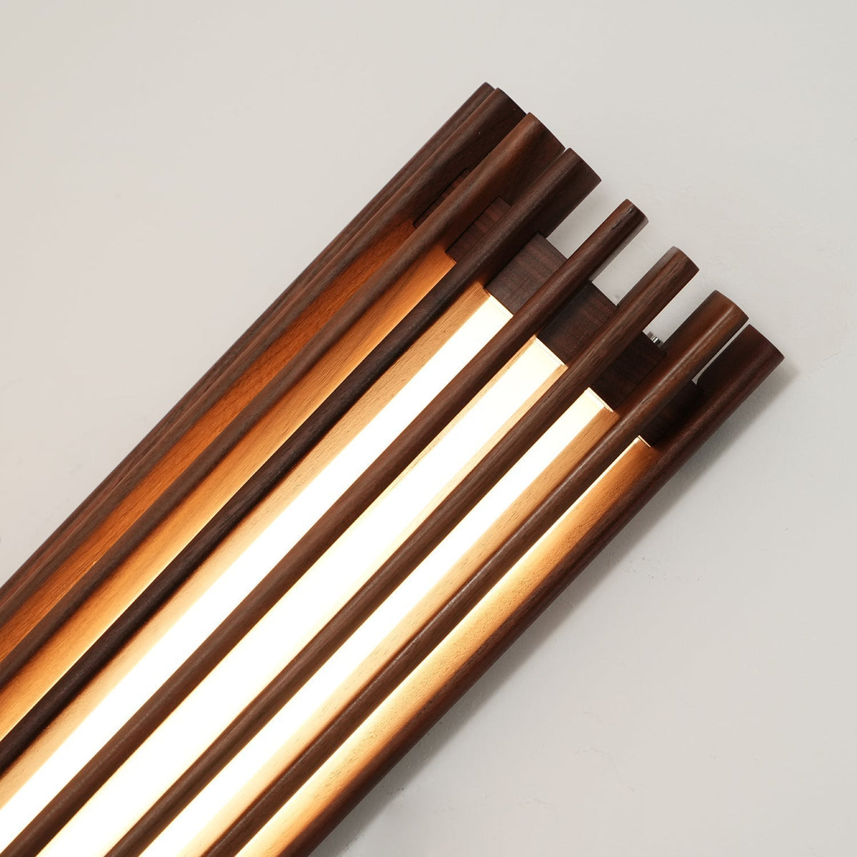 Hardwired Wood Wall Sconce with Acrylic Shade for Living Room, Bedroom & Dining Room – Modern Indoor Lighting Fixture