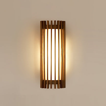 Hardwired Wood Wall Sconce with Acrylic Shade for Living Room, Bedroom & Dining Room – Modern Indoor Lighting Fixture