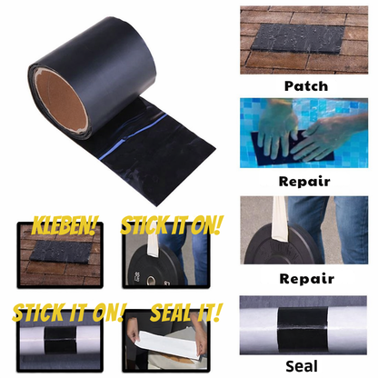 Waterproof Repair Tape for Leaks & Cracks | Self-Adhesive Patch for Pipes, Roofs, Gutters | Heavy-Duty Seal for Plastic, Metal, Wood
