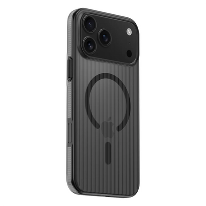 Textured Anti-Slip Phone Case for iPhone 12 through 17 Series – Shock-Absorbing TPU Protection with Ridged Sides & Raised Edges for Screen