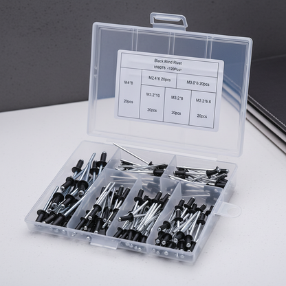 Kit d'outils de rivetage | Adaptateur pour perceuse électrique avec buses interchangeables | Solution de fixation polyvalente pour les réparations domestiques