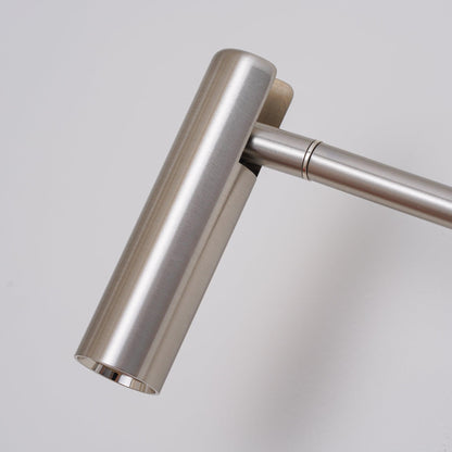 Pivoting Arm LED Reading Light Metal Wall Sconce Bedside Task Lamp Modern 9.4 in Contemporary Fixture for Bedroom Hallway US Adjustable