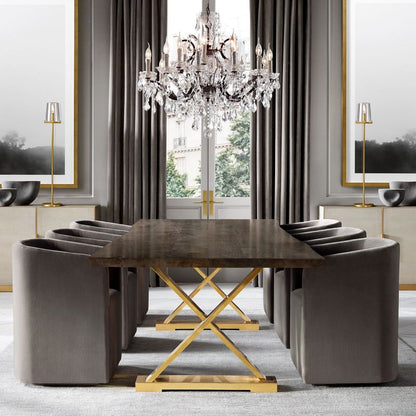 Large Grand Statement Chandelier Crystal Orb Fixture 40 Inch Round Elegant Dining Room Living Room Foyer Multi-Light 25 Bulb Iron Frame