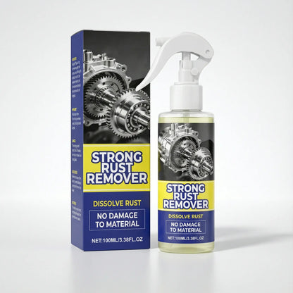 Metal Corrosion Dissolver Spray for Steel Iron Chrome Tools Auto Parts 3.4 fl oz No Scrubbing Formula Rust Remover Cleaner