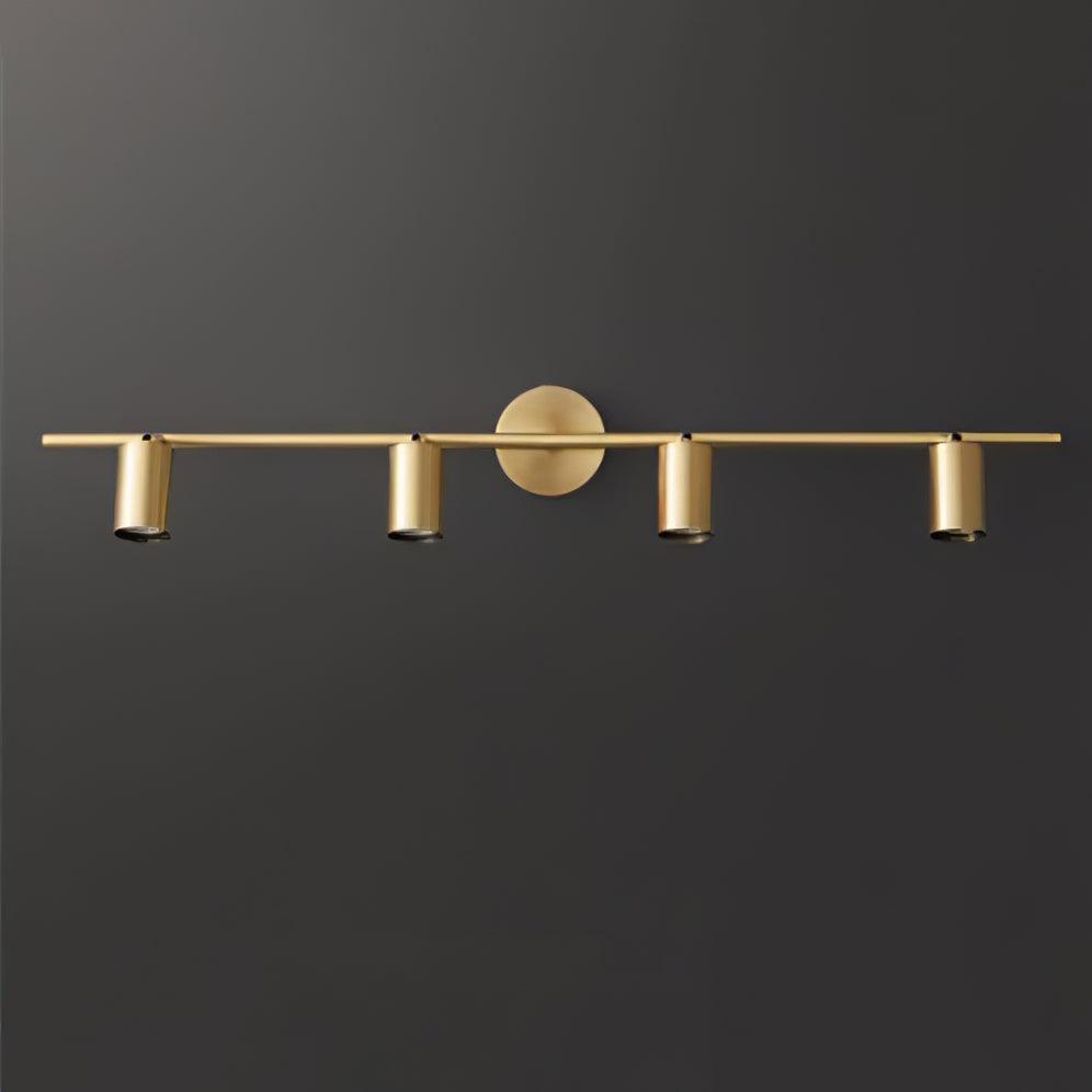 Pivoting Metal Track Spotlight Fixture 350° Swivel Wall & Ceiling Mount LED Accent Light for Living Room Bedroom Kitchen Gallery Art Display
