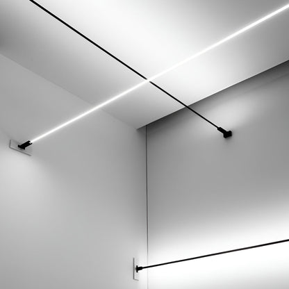 Pivoting LED Track Light – Aluminum Rail Bar with Continuous Dimming for Kitchen, Living Room & Home Office
