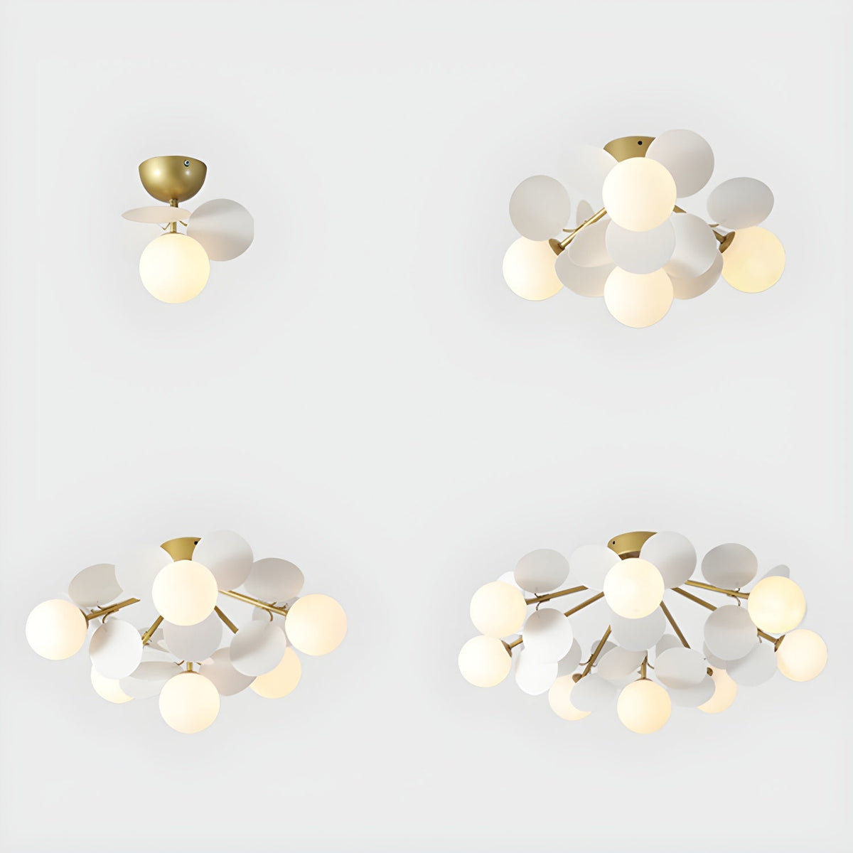 Flush-Mount Pastel Ceiling Light 10 in Diameter Metal & Acrylic for Kids Room Bedroom Office Home Nursery Small Space Overhead Lighting