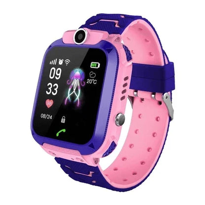 Kids GPS Tracker Smartwatch with SOS Button & School Mode for Boys and Girls