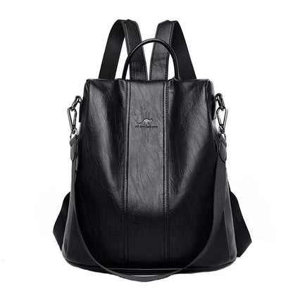 Anti-Theft Backpack with Hidden Security Pockets
