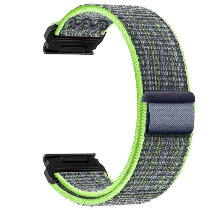 Adjustable Nylon Hook-and-Loop Smartwatch Band – Breathable Sports Strap for Fitness Tracking