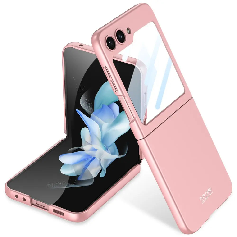 Coque fine mate pour Samsung Galaxy Z Flip 5 - Protection anti-traces de doigts et anti-rayures avec ajustement précis