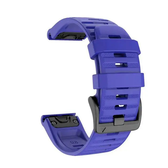 Silicone Sport Watch Band 22mm 26mm Quick Release Strap for Active Lifestyle Fitness Running Gym Workout Wearable Accessory Replacement