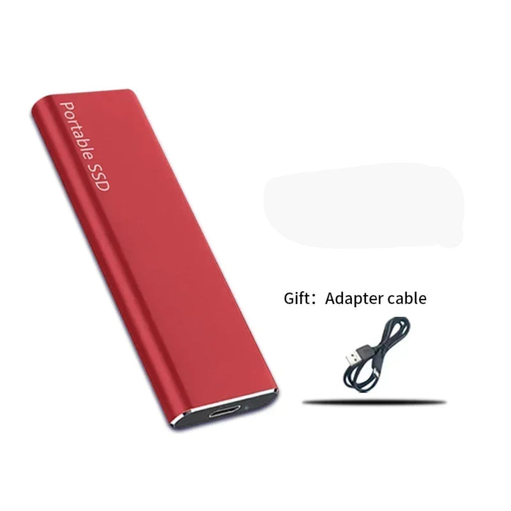 Portable SSD | External Hard Drive with USB 3.2 for Fast Data Transfer | Slim Design for Easy Storage