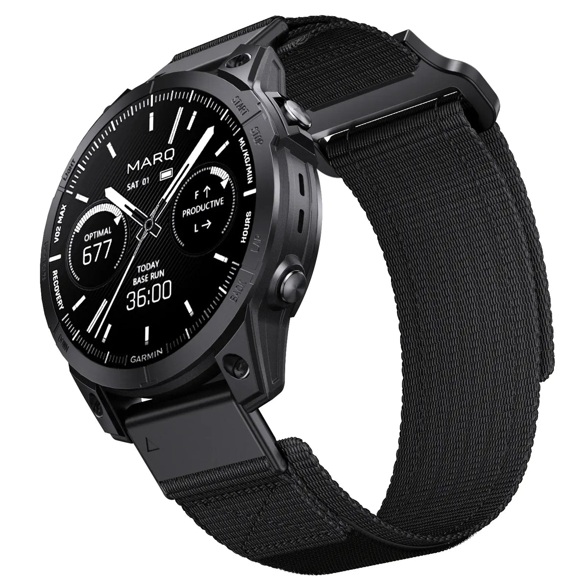 Woven Nylon Watch Band for Smartwatches – Quick-Release Strap with Adjustable Closure, Breathable Sport Band for Fitness & Everyday Wear