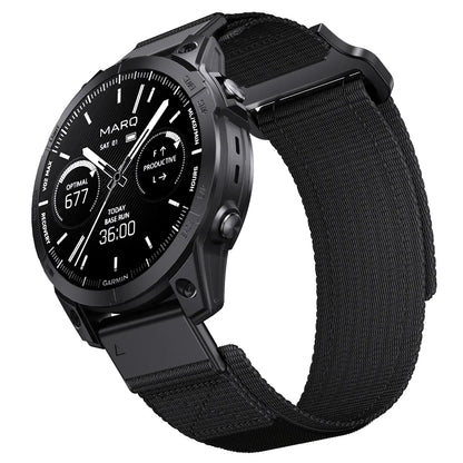 Woven Nylon Watch Band for Smartwatches – Quick-Release Strap with Adjustable Closure, Breathable Sport Band for Fitness & Everyday Wear