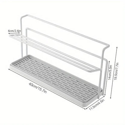 Countertop Organizer for Baby Bottles – Stainless Steel Drying Rack