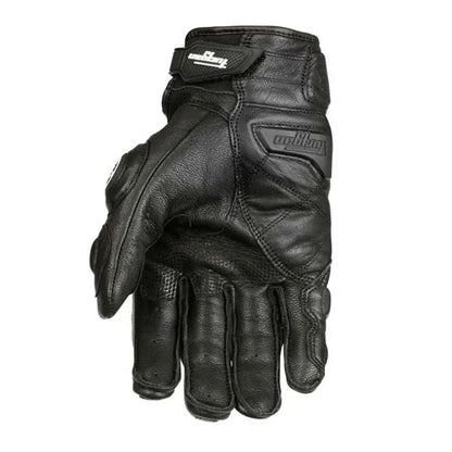 Gants de moto, gants de moto en cuir avec protections des articulations en fibre de carbone, gants de conduite imperméables et tactiles