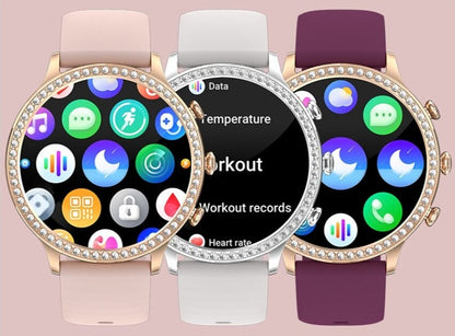 Montre connectée de suivi de santé avec moniteur de fréquence cardiaque, tension artérielle et analyse du sommeil pour la forme et le bien-être au quotidien