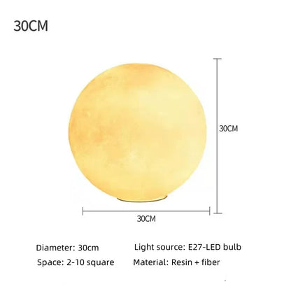 Sphere Standing Lamp with Adjustable Brightness LED | Modern Accent Light for Bedroom & Living Room Décor | Plug-In Design | Dimmable Ambien
