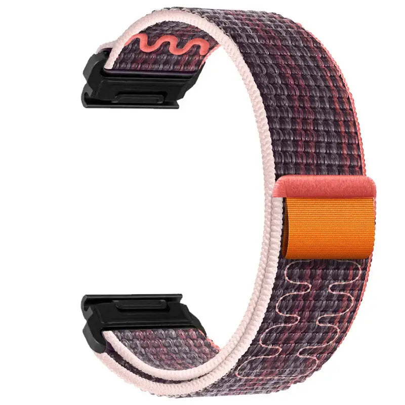 Adjustable Nylon Hook-and-Loop Smartwatch Band – Breathable Sports Strap for Fitness Tracking