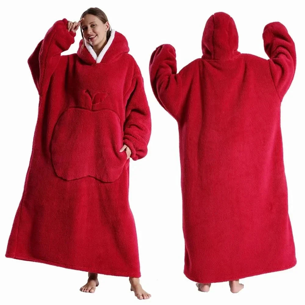 HOODSNUG – Hooded Wearable Blanket for Cozy Comfort
