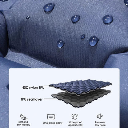 Kieran | Matelas de camping gonflable double extra-large à gonflage rapide | Confort spacieux pour vos aventures en plein air