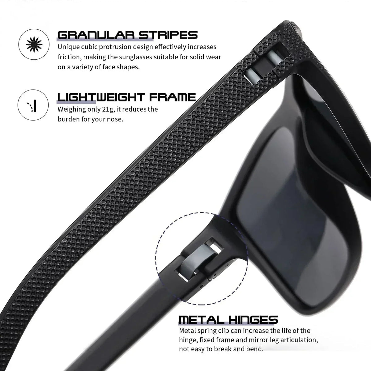 Polarized Sunglasses 3-Pack Set UV400 Protection Outdoor Eyewear for Men Women Driving Fishing Beach Sports